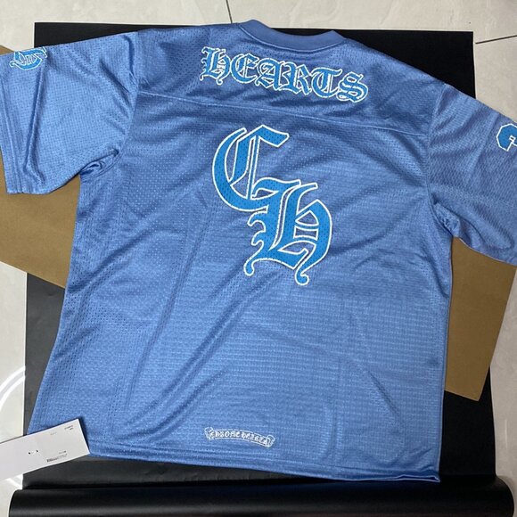 Chrome Hearts Mesh Warmup Jersey Baby Blue - Picture 5 of 6